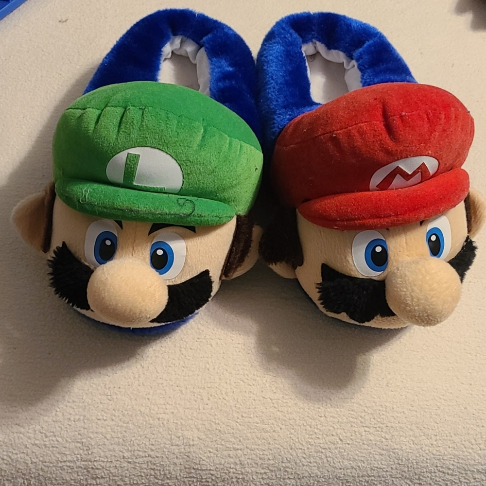 Mario & Luigi Slippers M 8/9 Super Mario